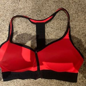 Pink Victoria's Secret Front-Zip Push-Up